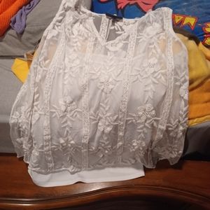 Lane Bryant sleeveless blouse